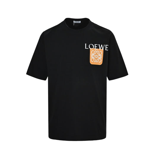 25ss fluorescent yellow card short sleeved shirt