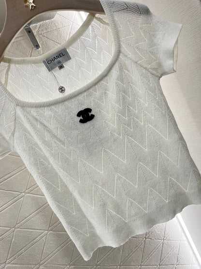 25 Spring and Summer New Wave Knitted Short Sleeve