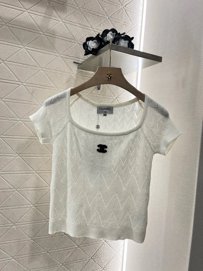25 Spring and Summer New Wave Knitted Short Sleeve