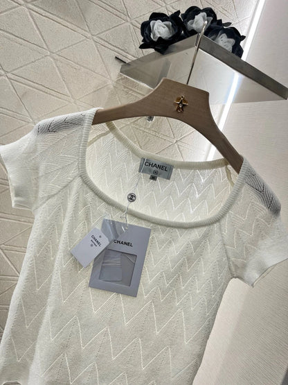 25 Spring and Summer New Wave Knitted Short Sleeve
