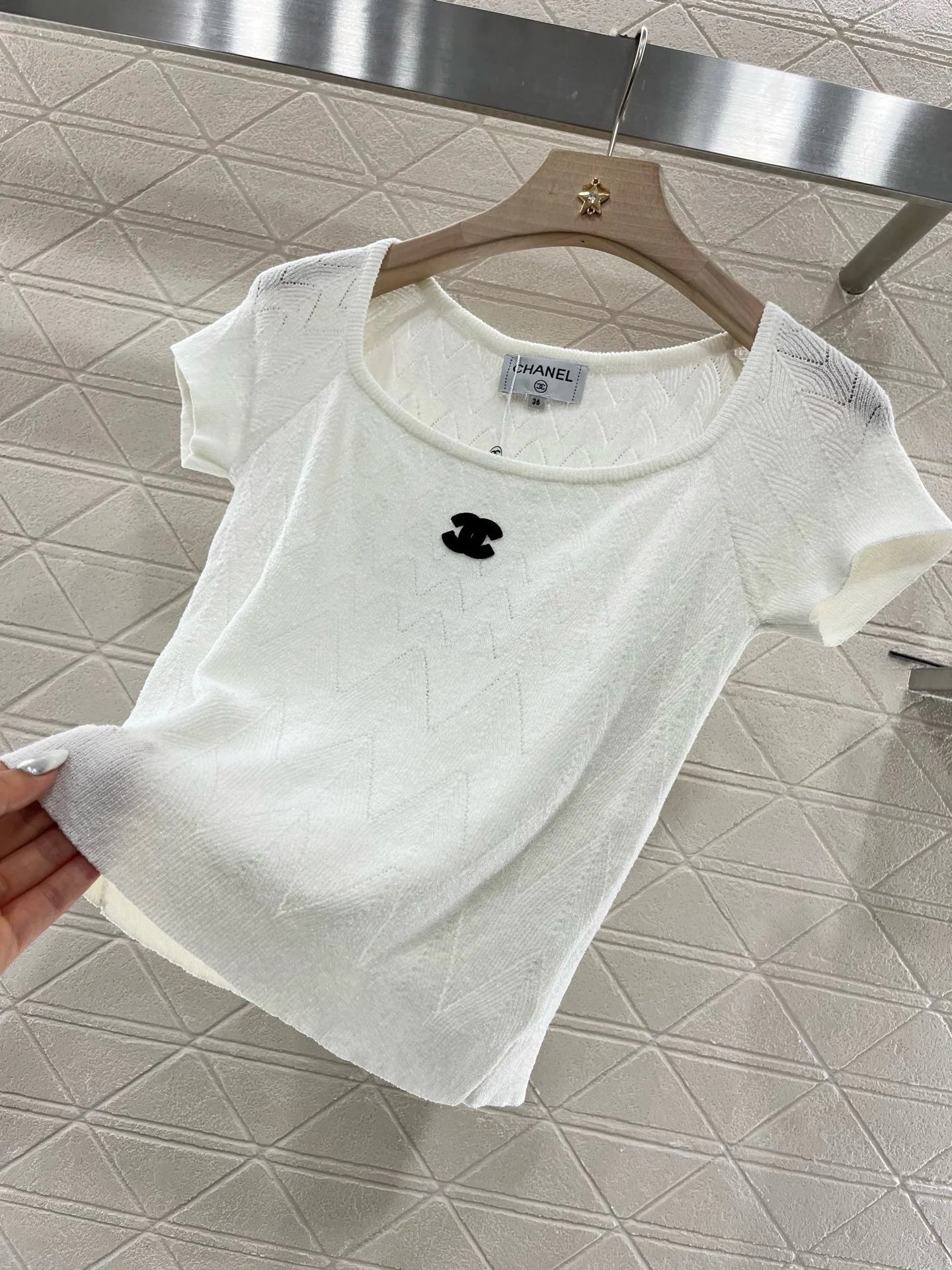 25 Spring and Summer New Wave Knitted Short Sleeve