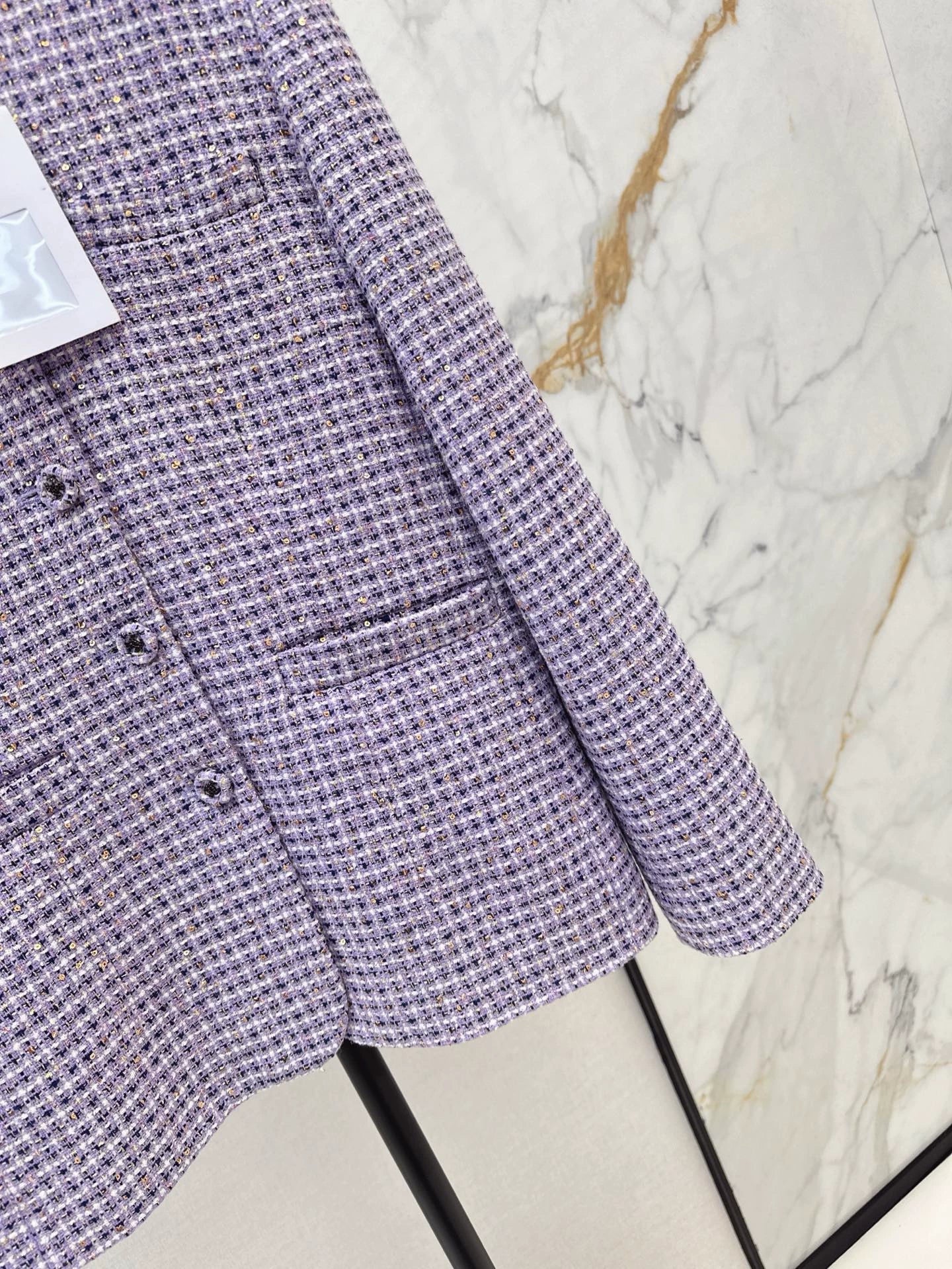 25 The latest custom woven plaid coat in early spring