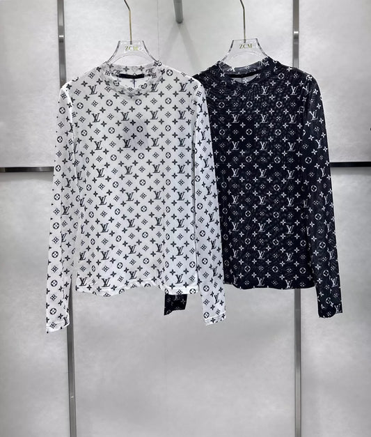 L 25 Early spring new mesh bottoming shirt