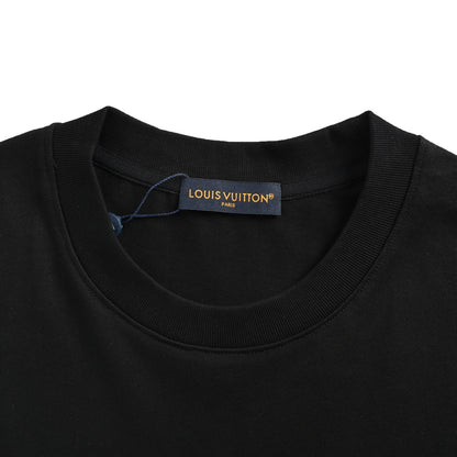 25ss printed logo with laminated letters short sleeved shirt