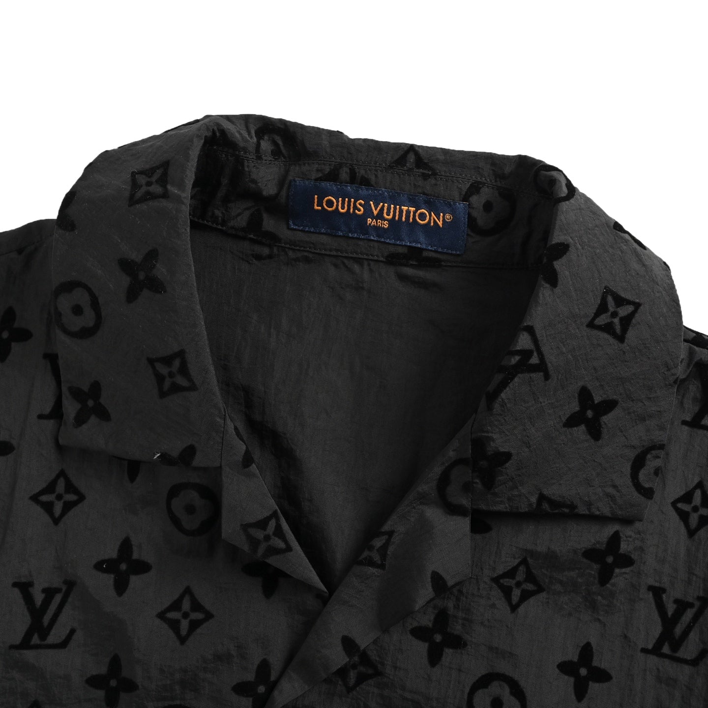 25ss full printed floral plush short sleeved shirt