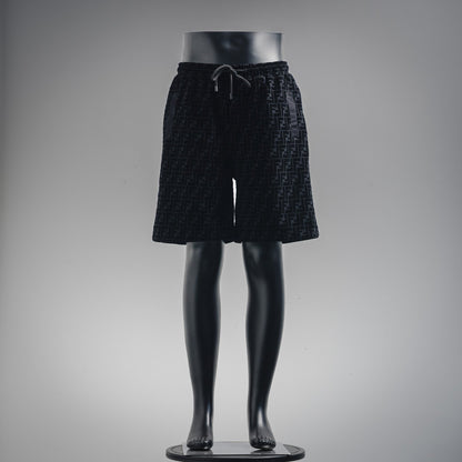 25ss Plush twill letter shorts